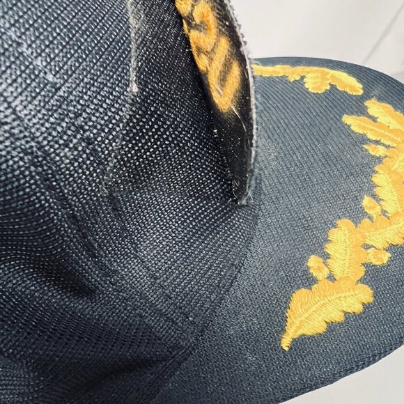 USS Dwight D Eisenhower CVN 69 Mens Hat Black Adjustable Snapback Cap Vintage - Picture 7 of 7